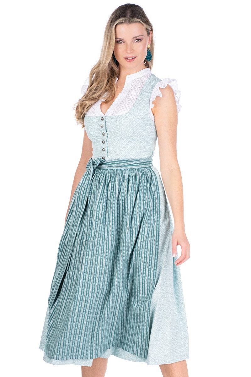 Hammerschmid Dirndl Dirndl lang 2tlg. - BRAUNSEE - grün