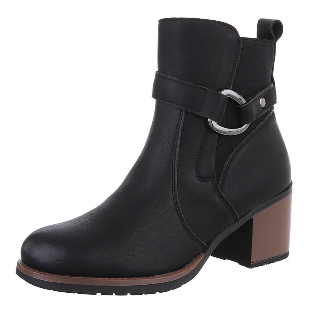 Ital-Design Damen Freizeit Stiefelette (87740224) Blockabsatz Stiefeletten günstig online kaufen