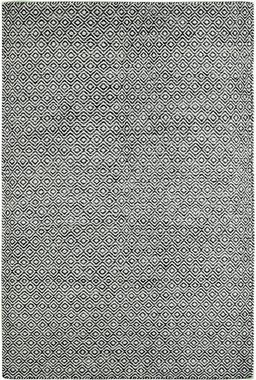 Wollteppich My Jaipur 334, Obsession, rechteckig, Höhe: 14 mm, Handweb Teppich, Rauten Muster, reine Wolle, handgewebt