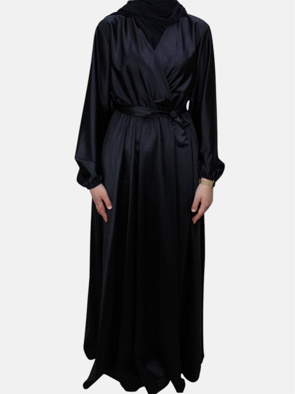 Aymasal Abendkleid langärmliges Maxikleid Damen Abaya günstig online kaufen