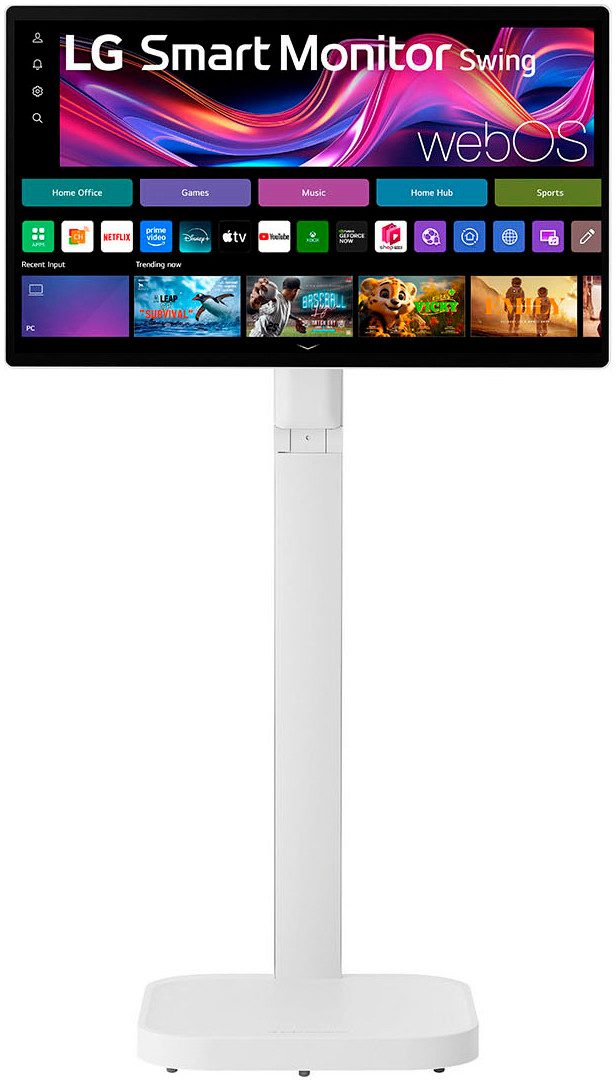 LG 32U889SA 31,5 Zoll 4K-UHD IPS-Smart Monitor LED-Monitor (80 cm/32 ", 3840 x 2160 px, 4K Ultra HD, 5 ms Reaktionszeit, 60 Hz, IPS, mit Touchscreen und Standfuß mit Rollen)