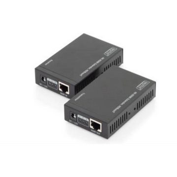 Digitus HDMI KVM Extender - Set aus Sender & Empfänger Computer-Kabel, integrierte LED-Anzeige