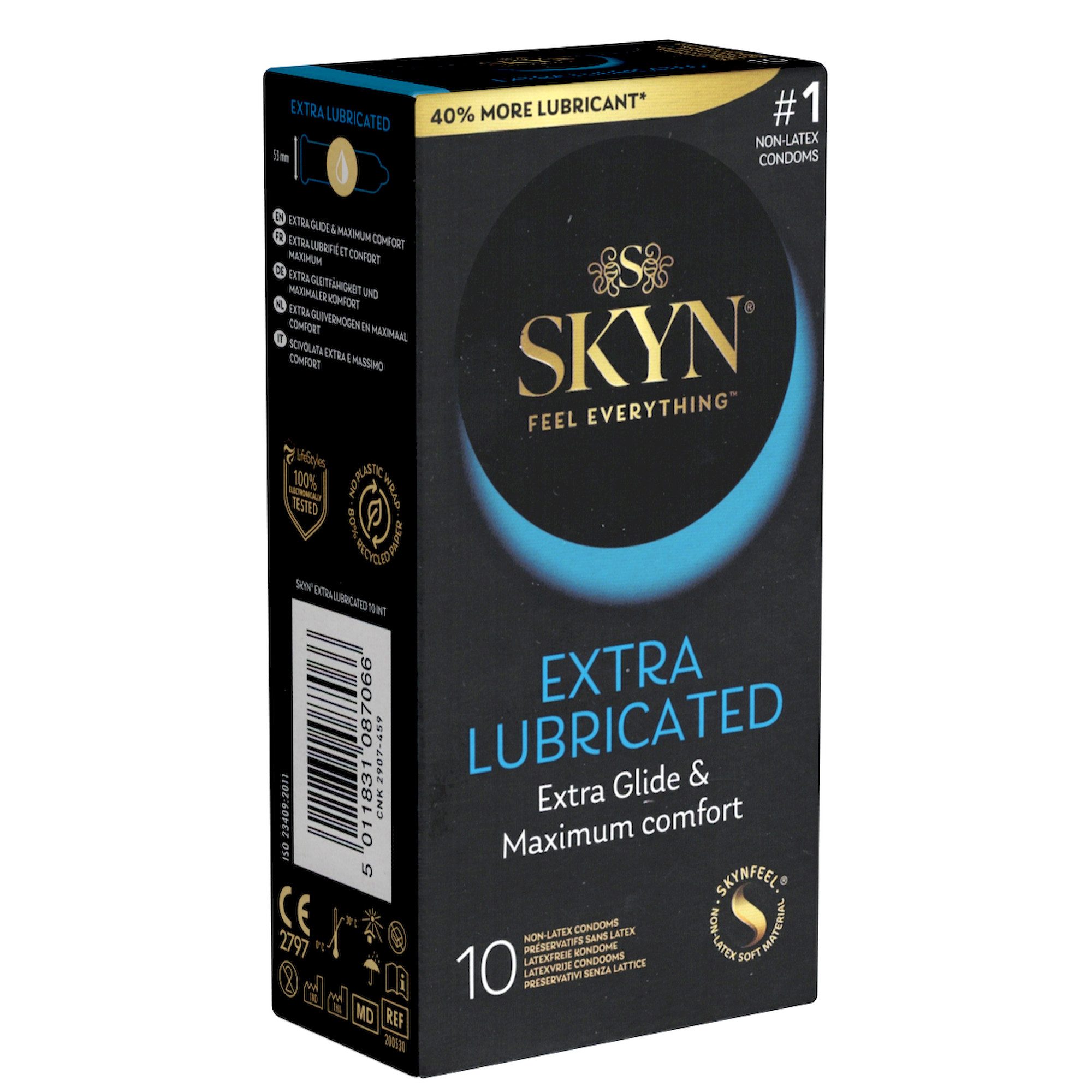 SKYN Презервативы SKYN Single: Extra feucht, 10 latexfreie Презервативы