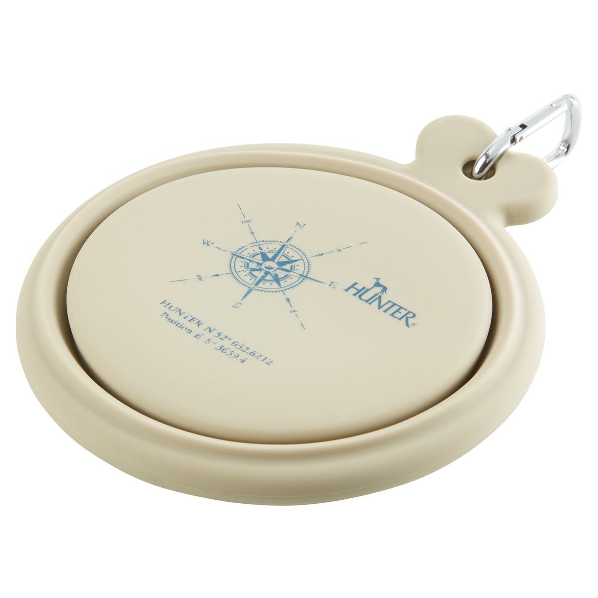 Hunter Tierbedarf Reisenapf Silikon Reisenapf List beige