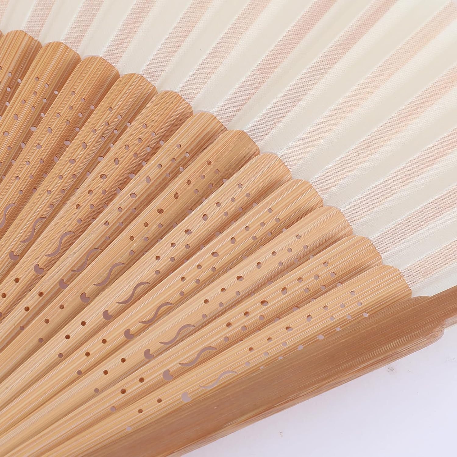 Bwecuy Handfächer Faltbare Fächer Klein, Faltfächer für Sommer, Hochzeit