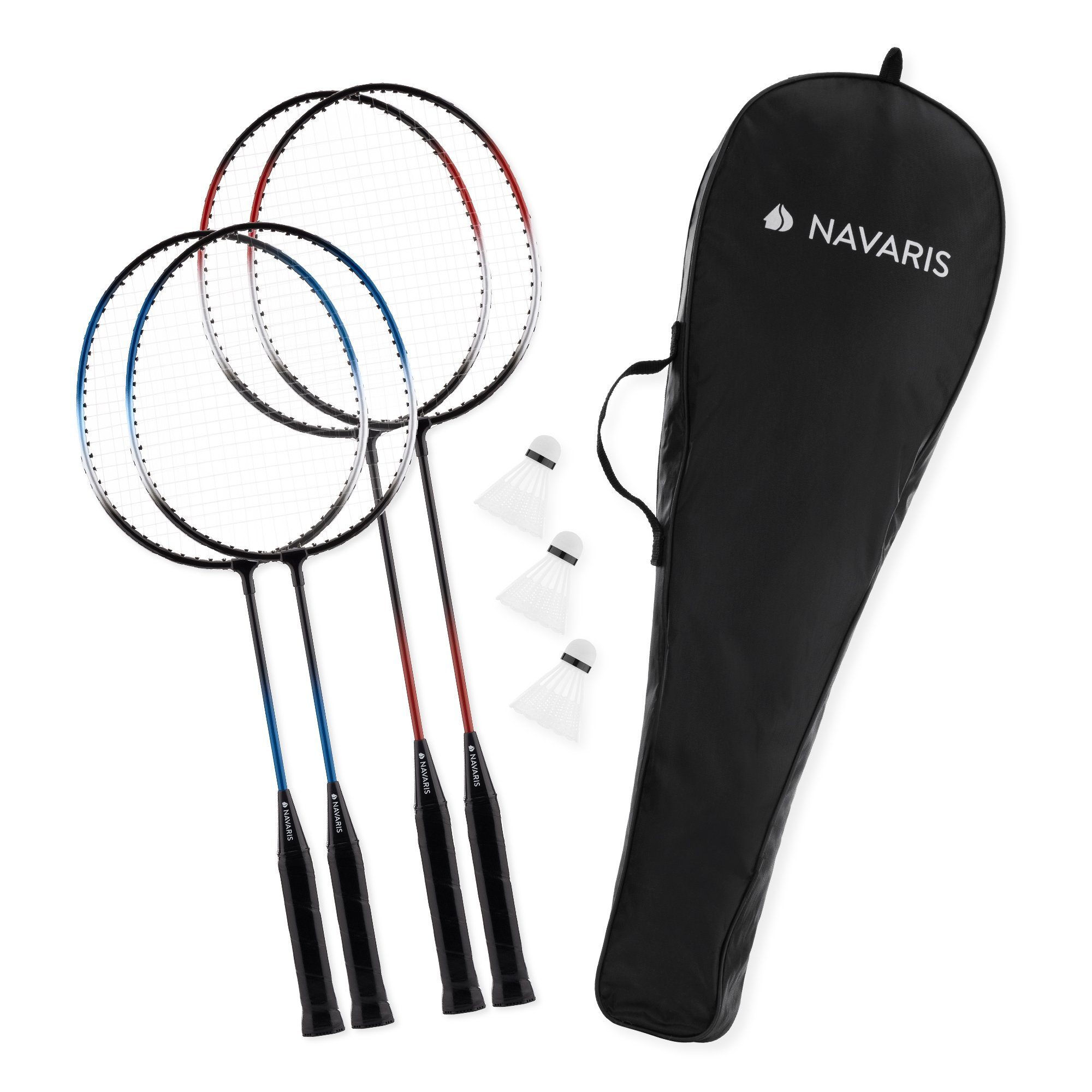 Badmintonschläger Badminton Set inkl. Federbälle - extra Kinder Badmintonschläger