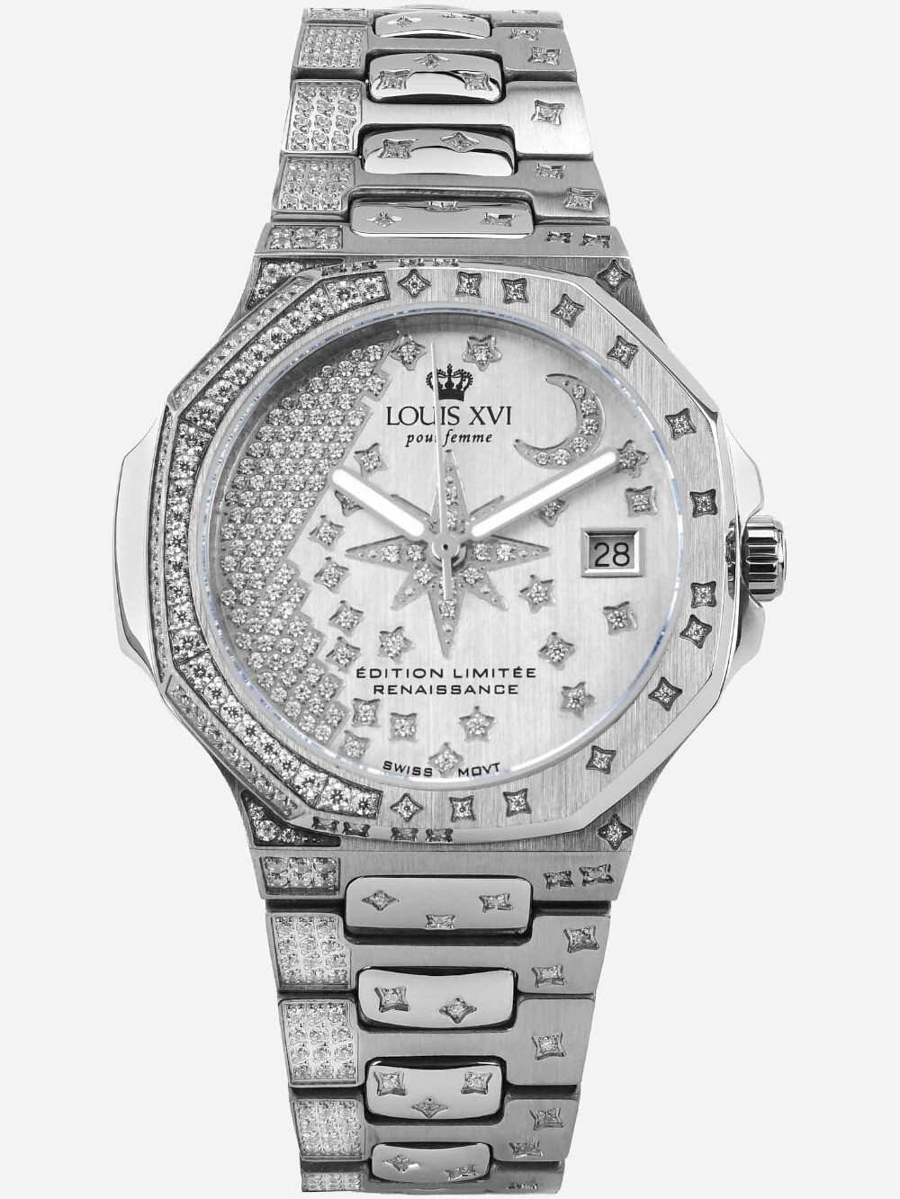 LOUIS XVI Quarzuhr Louis XVI LXVI6120 Damenuhr Renaissance Femme 6100 35mm 5ATM Louis XVI LXVI6120 Damenuhr Renaissance Femme 6100 35mm 5ATM