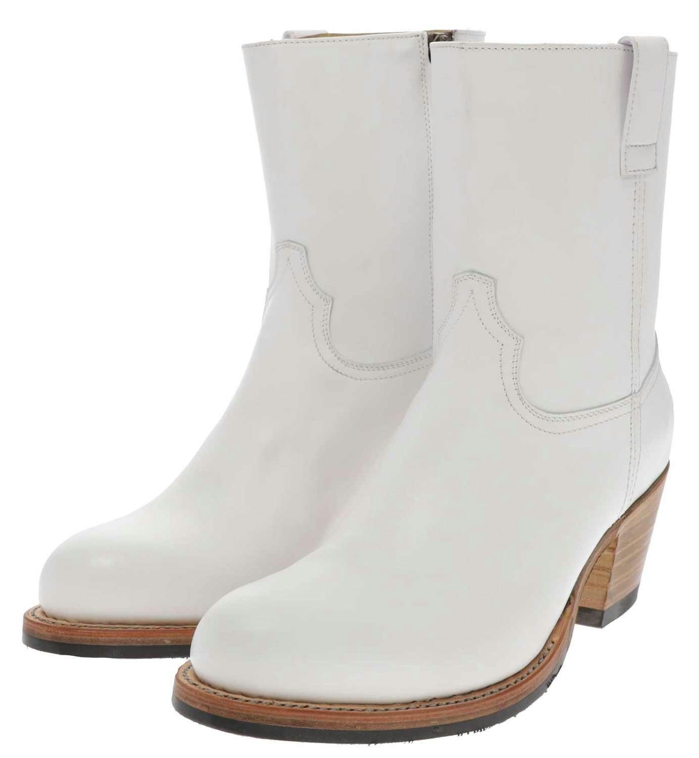 Sendra Boots 17616 Weiss Stiefelette Rahmengenähte günstig online kaufen
