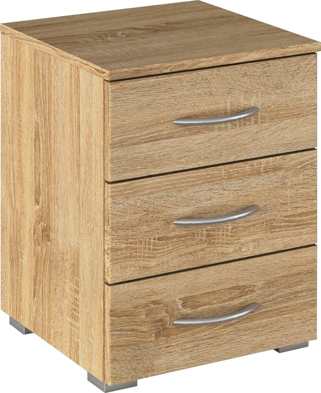 rauch Nachtkommode Nachttisch Nachtkonsole Beistelltisch Kommode Sideboard TORRENT, mit 3 geräumigen Schubkästen, Breite 40 cm MADE IN GERMANY