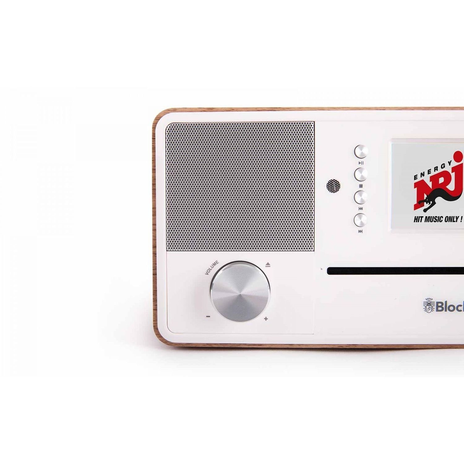 Block SR-50 Smartradio Spotify (DAB) walnuss/silber USB CD Bluetooth UKW/DAB+/Internetradio Digitalradio