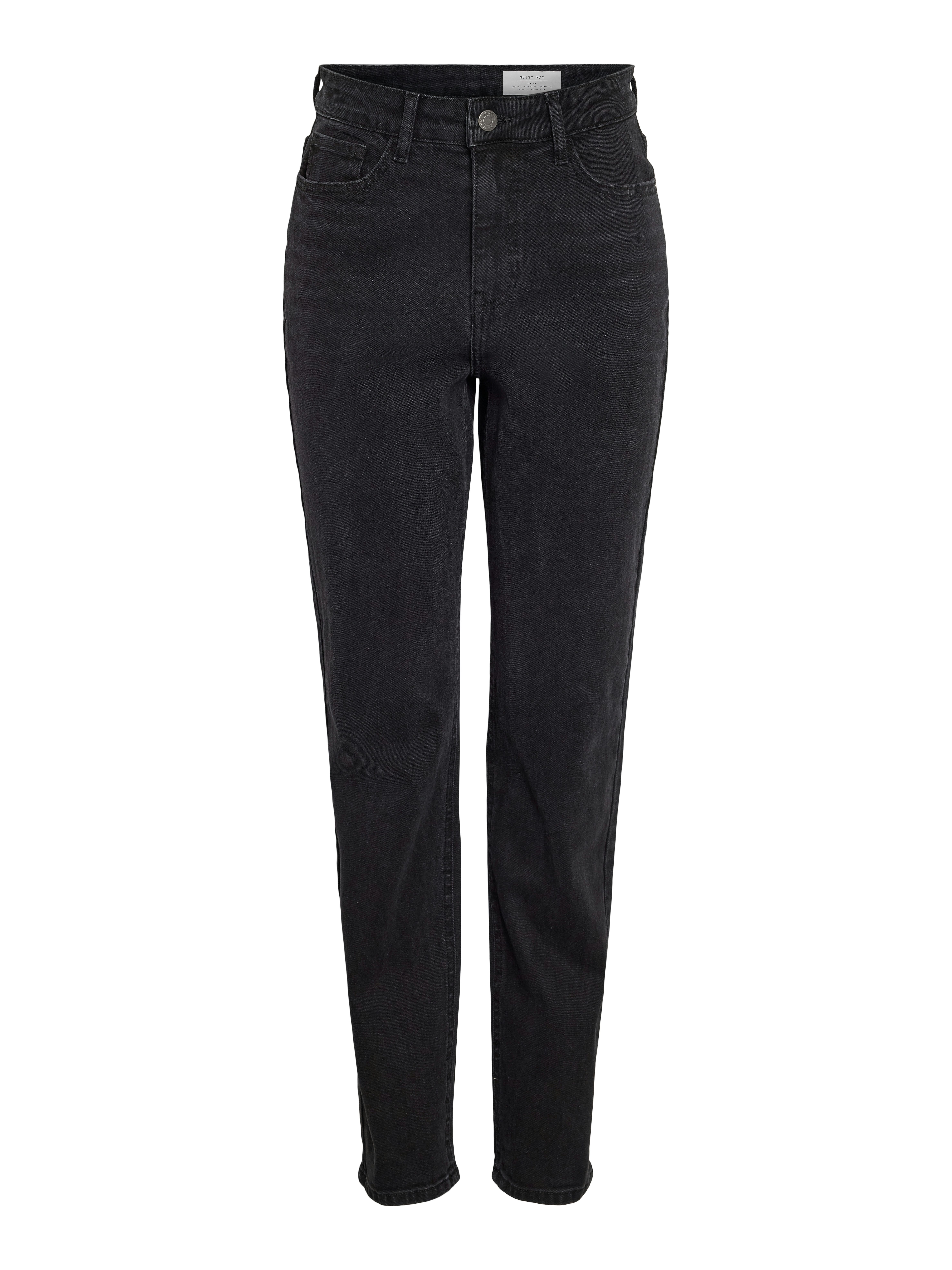High-waist-Jeans NMDAISY HW MOM FIT JEAN BLACK FWD NOOS