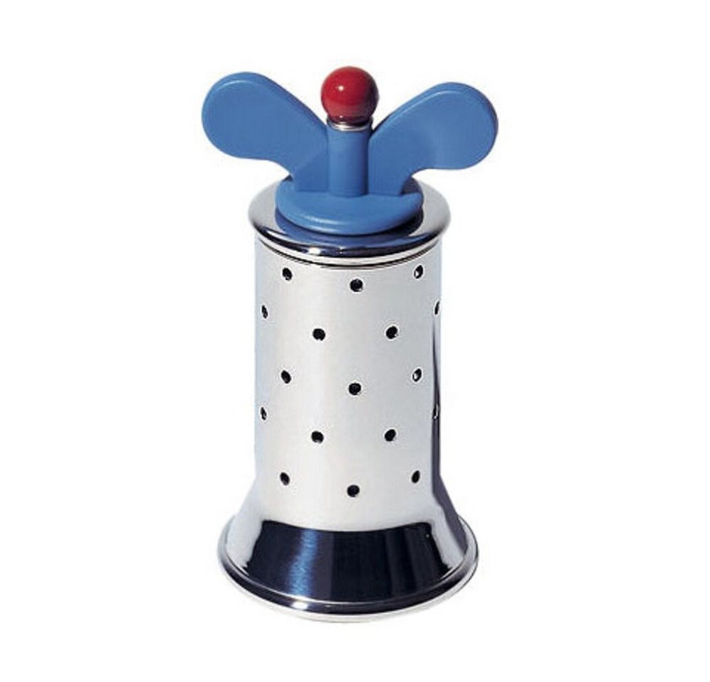 Alessi Pfeffermühle Pfeffermühle 9098 13 cm Michael Graves light blue, (1 Stück), Pfeffermühle, Ø6,5cm, Edelstahl 18-10