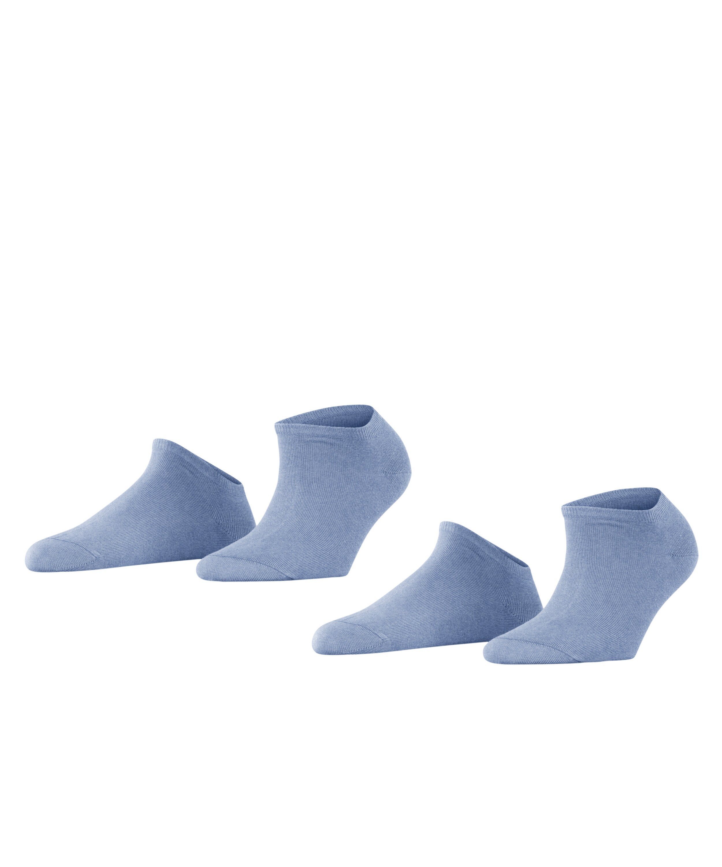 hohem Uni Sneakersocken jeans Esprit mit Baumwollanteil (2-Paar) 2-Pack (6458)