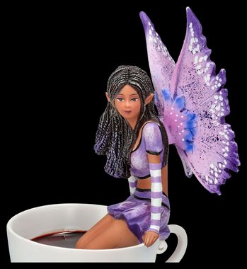 Figuren Shop GmbH Fantasy-Figur Elfen Figur in Tasse - Tea Fairy by Amy Brown - Elfenfigur Fantasy
