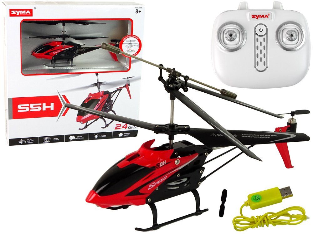Wisam RC-Auto RC Hubschrauber S5H SYMA 2.4G Rot