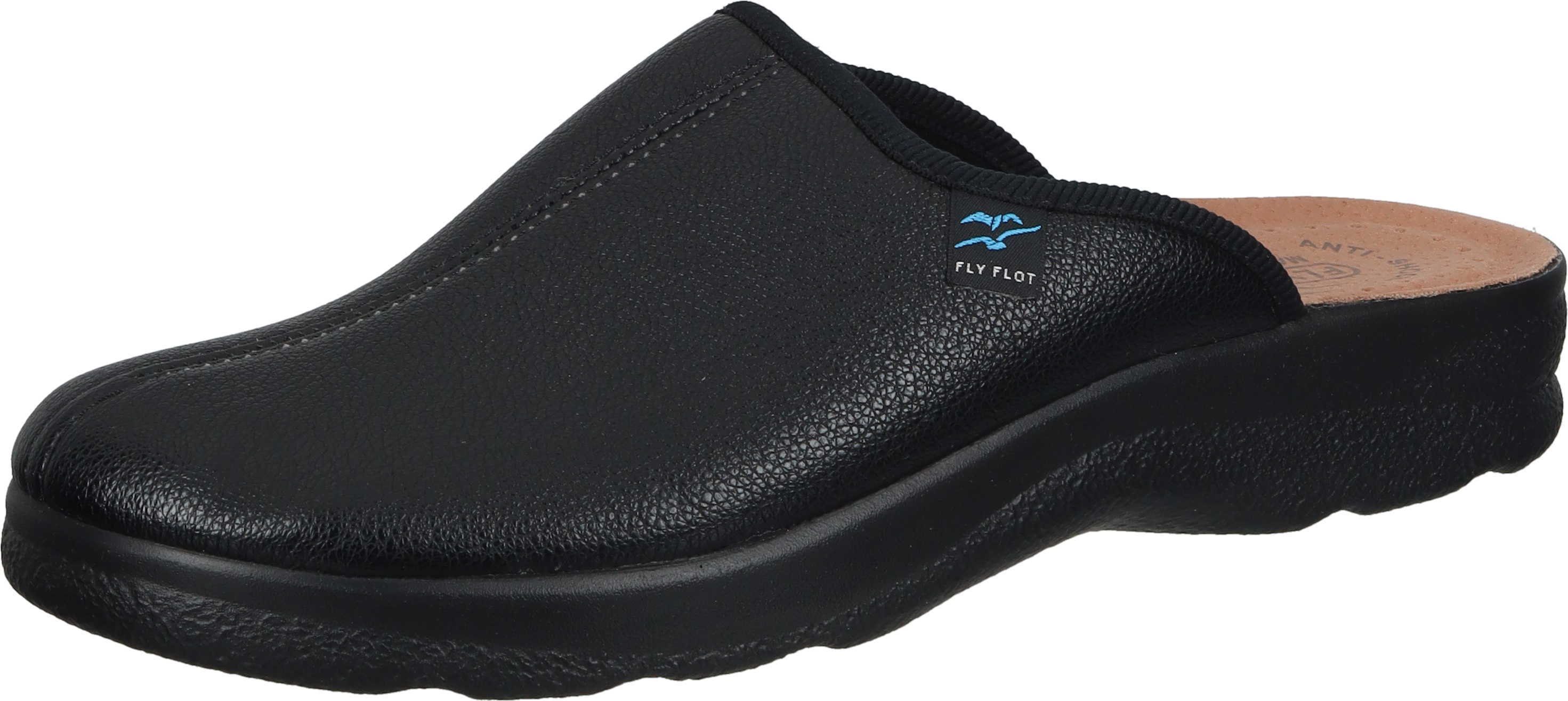 Fly Flot Pantoletten Pantoffel aus Stretch Material