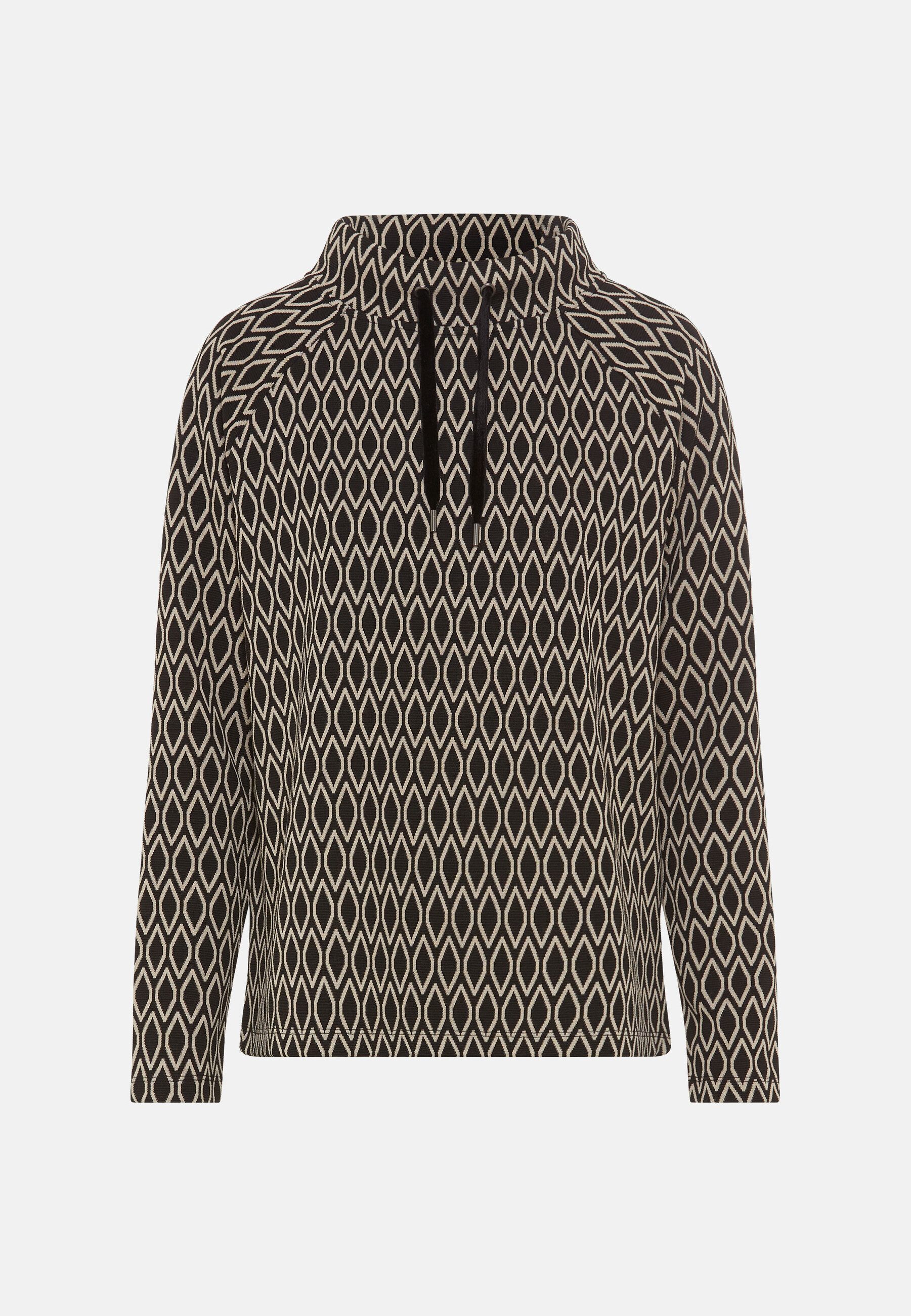 Olsen Sweatshirt mit Turtle-Neck und Bindeband