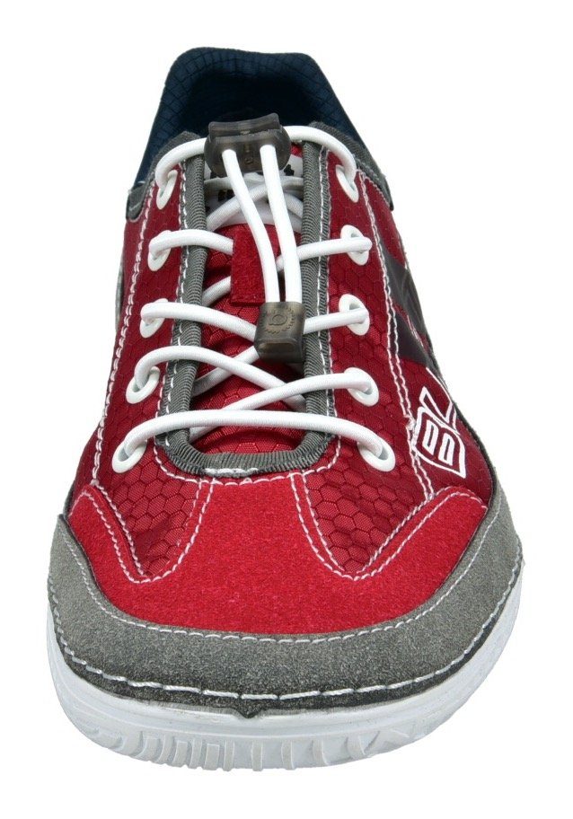 bugatti Slip-On Elastikbändern Sneaker red mit und Schnellverschluss