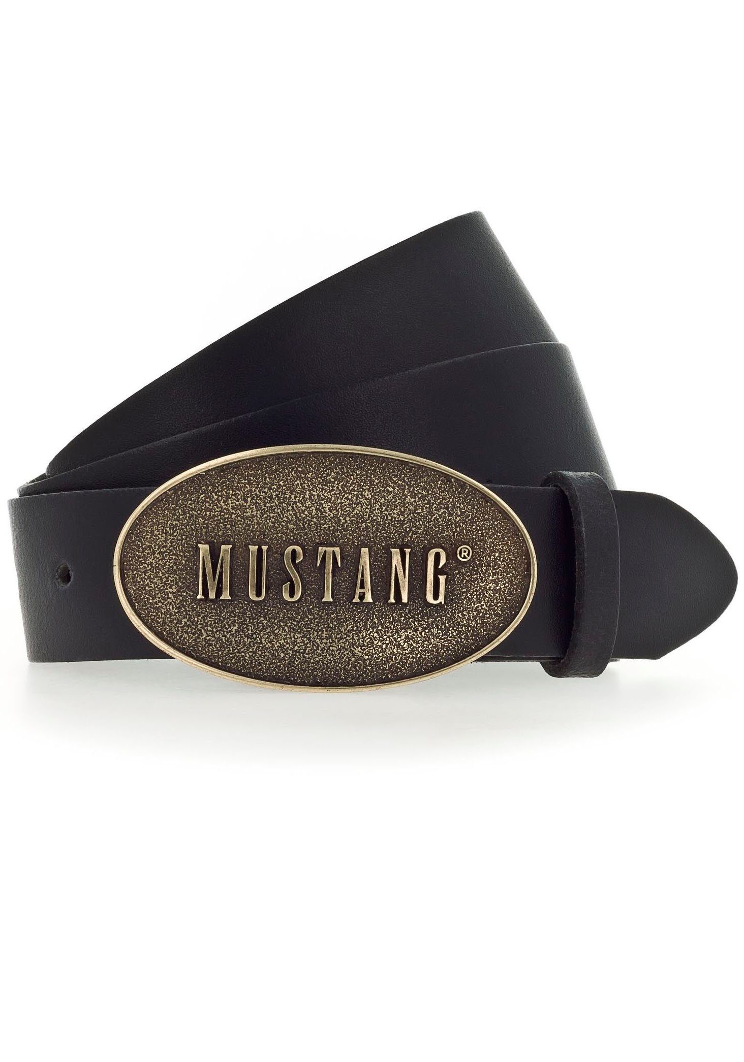 MUSTANG Koppelgürtel Vintagecharakter durch Pull-Up-Effekt, 3,5 cm günstig online kaufen