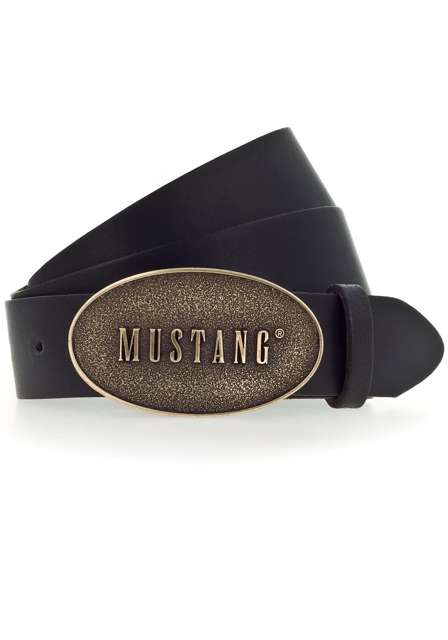 MUSTANG Koppelgürtel Vintagecharakter durch Pull-Up-Effekt