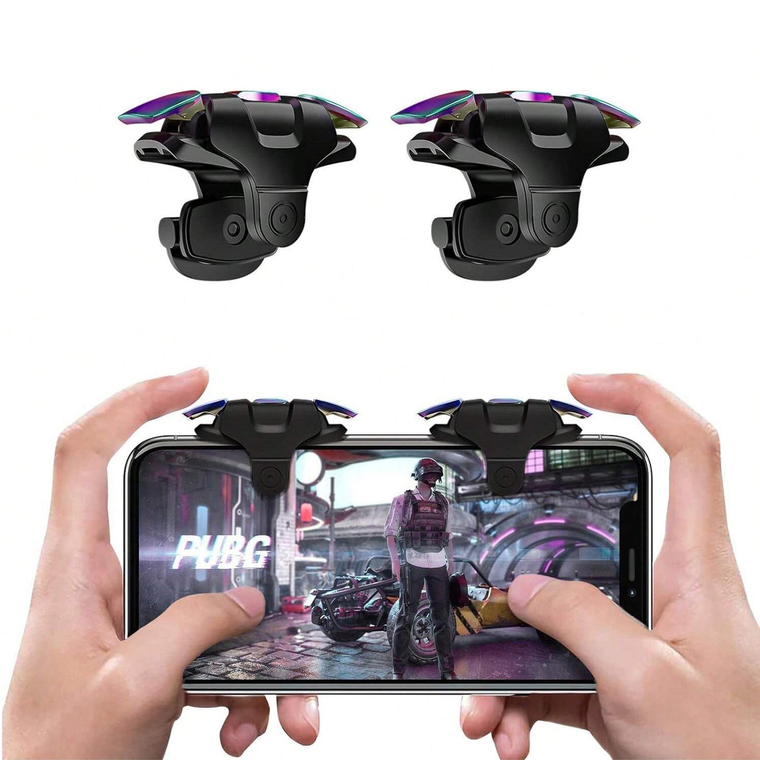 MOPUEA Controller-Halterung Mobile Gaming-Trigger, L1R1-Rüstungsstil, farbenfroher Gaming-Trigger, (1-tlg)