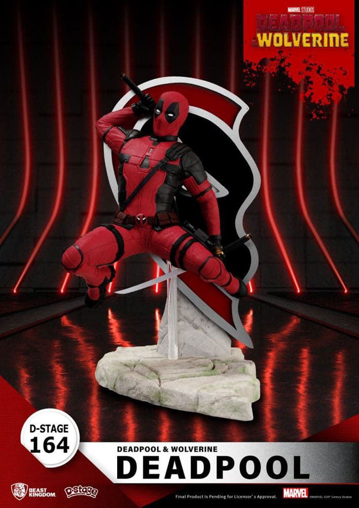 Beast Kingdom Toys Merchandise-Figur Deadpool 3 D-Stage Deadpool 16 cm