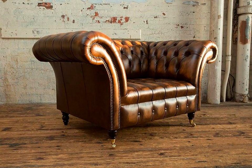 JVmoebel Chesterfield-Sessel, Chesterfield Sessel 1 Sitzer Design