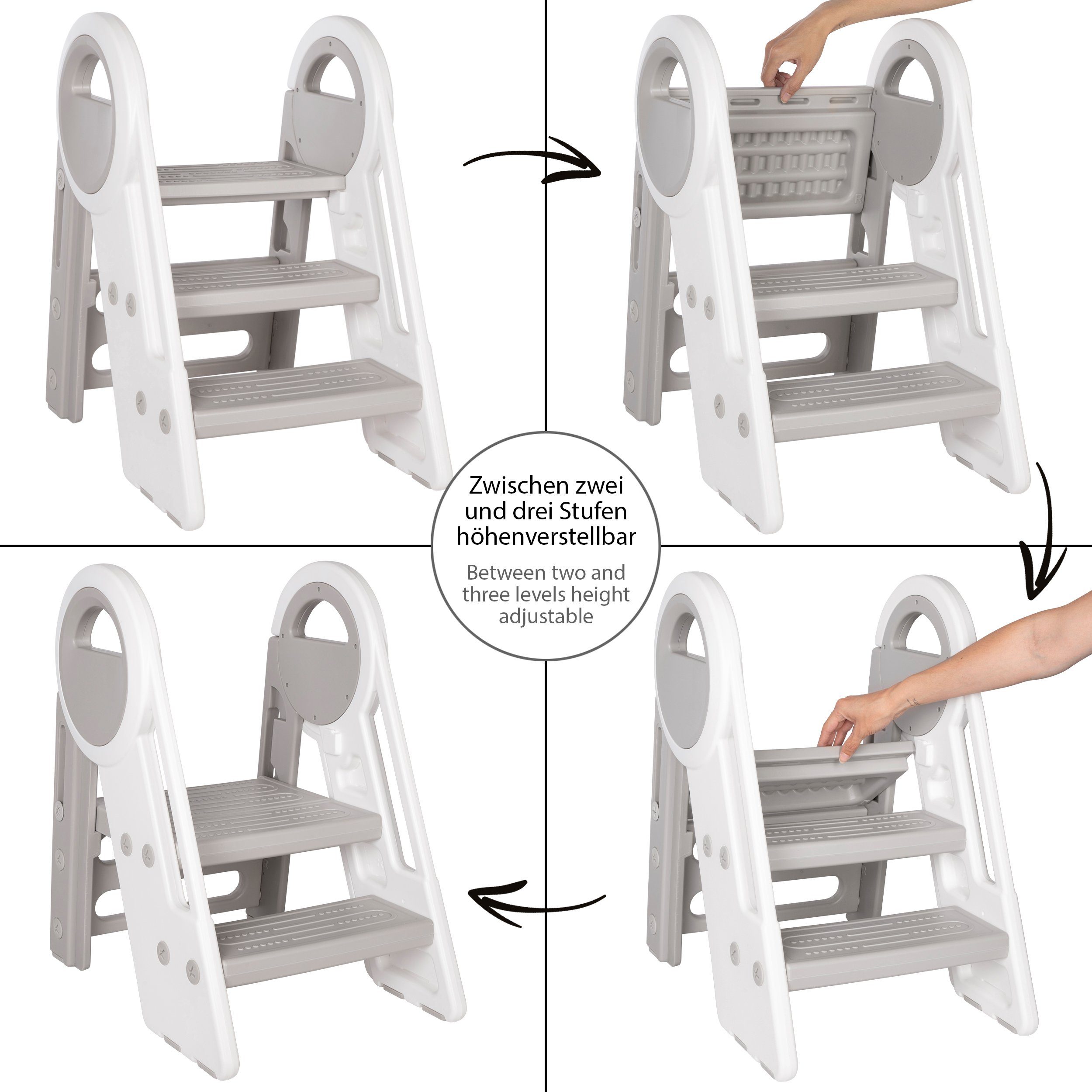 ONVAYA Tritthocker ONVAYA® Faltbarer Tritthocker für Kinder – Bild 4 von 5
