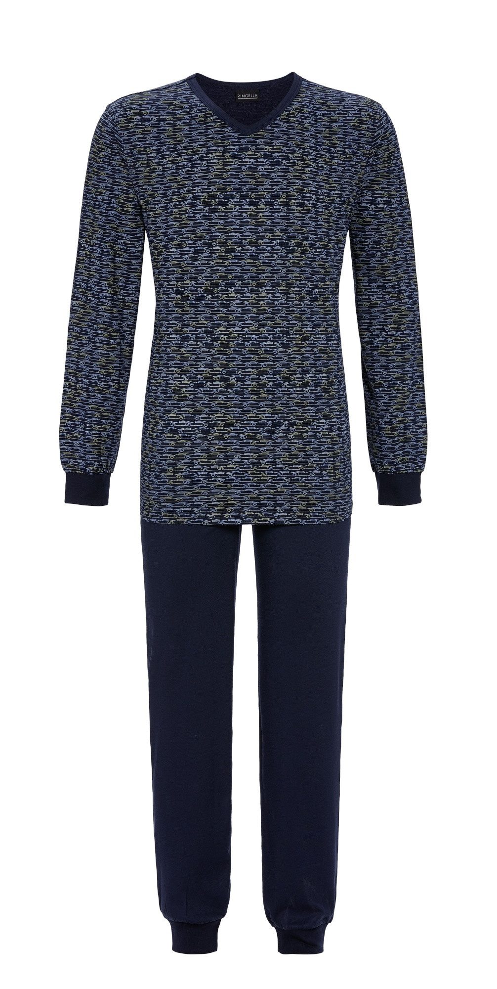 Ringella Pyjama mit Strickbündchen (2 tlg)