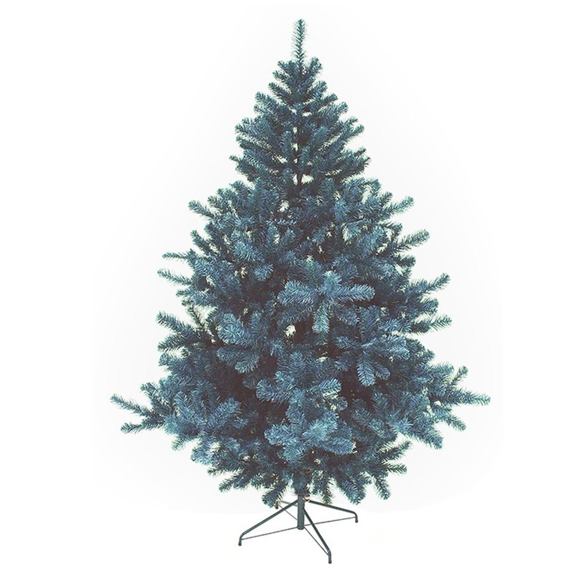 artplants Künstlicher Weihnachtsbaum Dekobaum Blautanne ARMANDI, blau, 210cm
