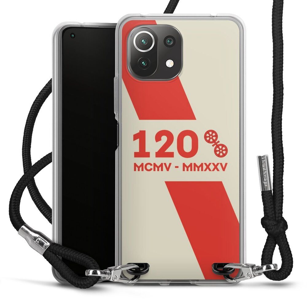 DeinDesign Handyhülle 1. FSV Mainz 05 E.V. 120 Jahre Bundesliga, Xiaomi Mi 11 Lite 5G Handykette Hülle mit Band Case zum Umhängen