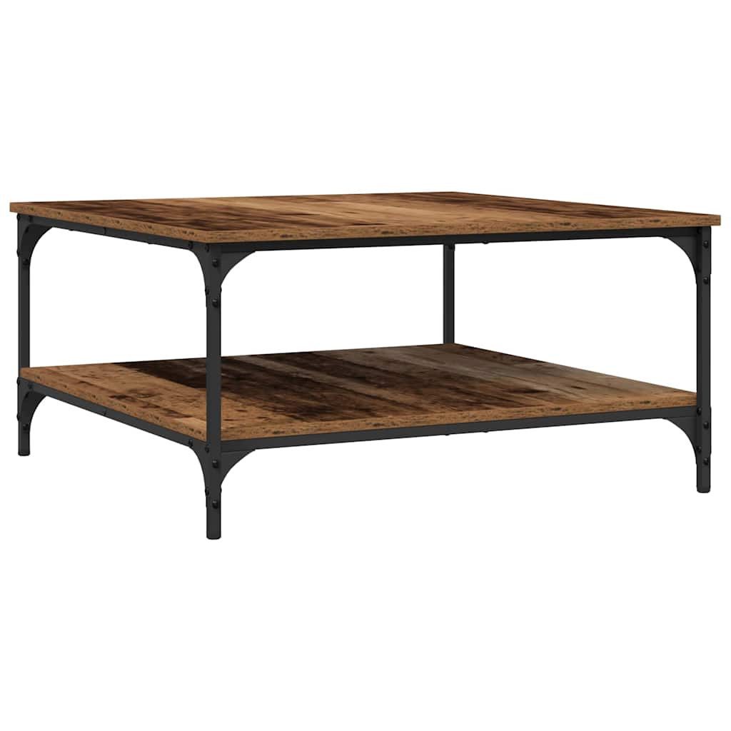 vidaXL Couchtisch Couchtisch Altholz 80 x 80 x 40 cm Holzwerkstoff