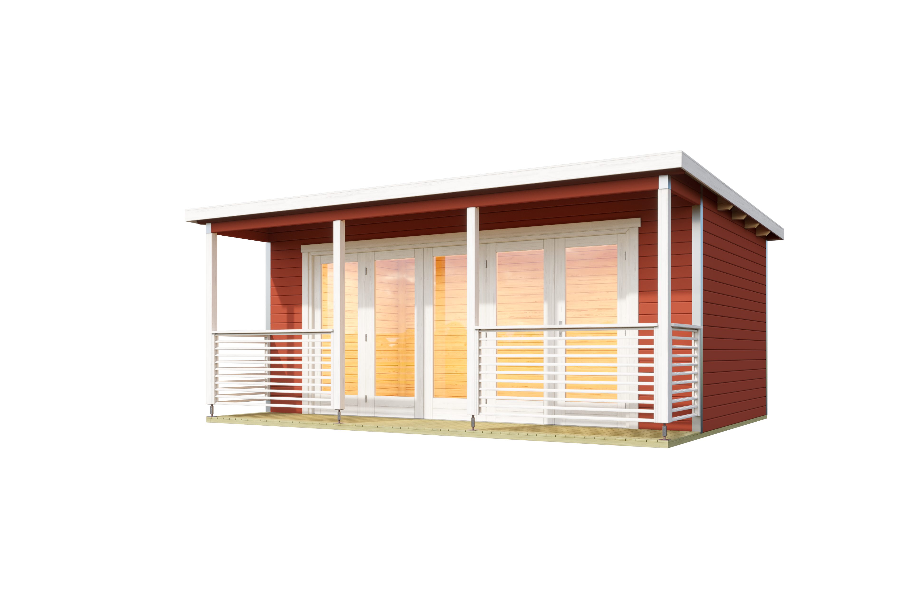 Nordic Holz Gartenhaus LIVERPOOL 2, BxT: 580x430 cm