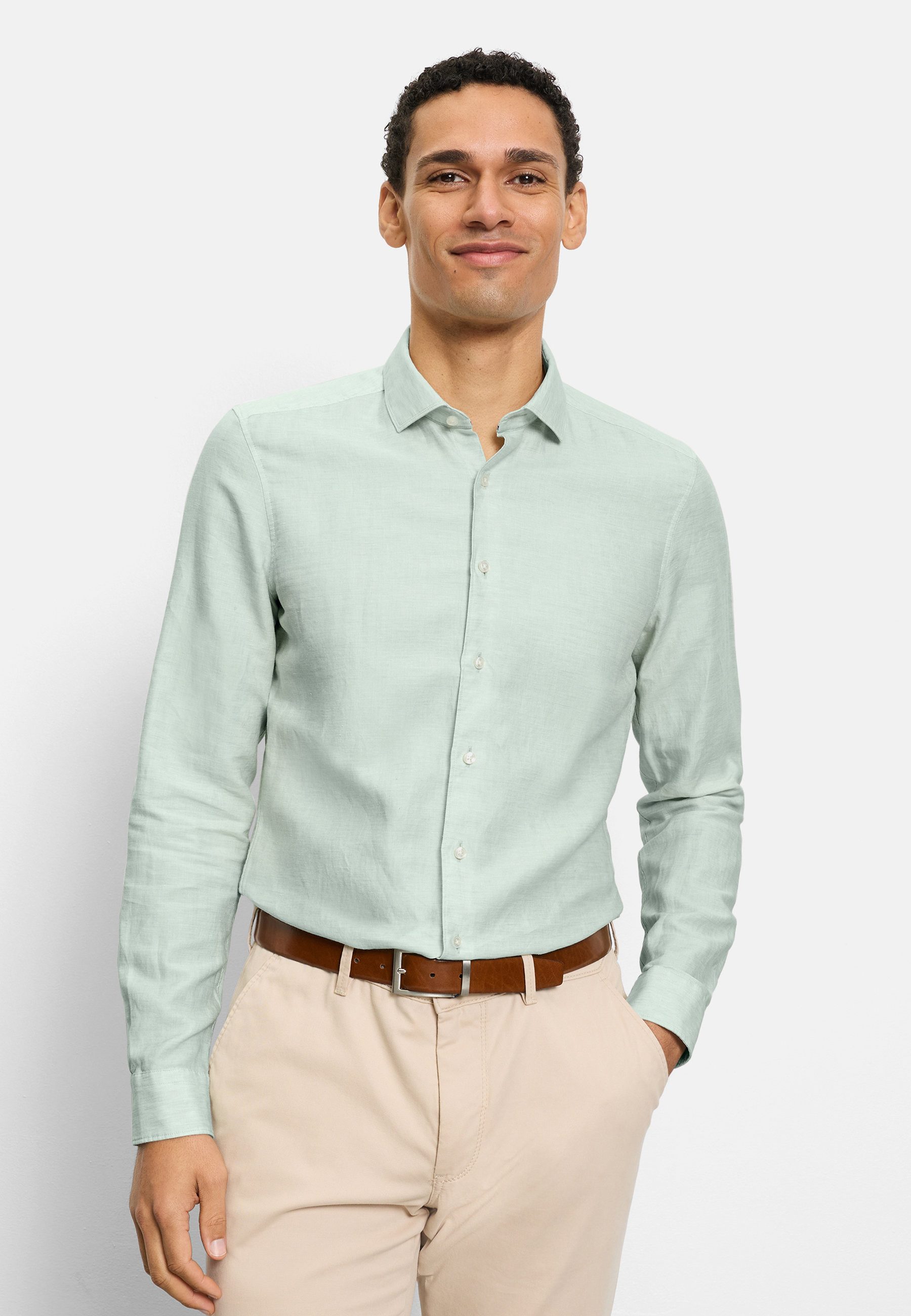 Businesshemd OLYMP Level Five garment washed, body fit, Kent