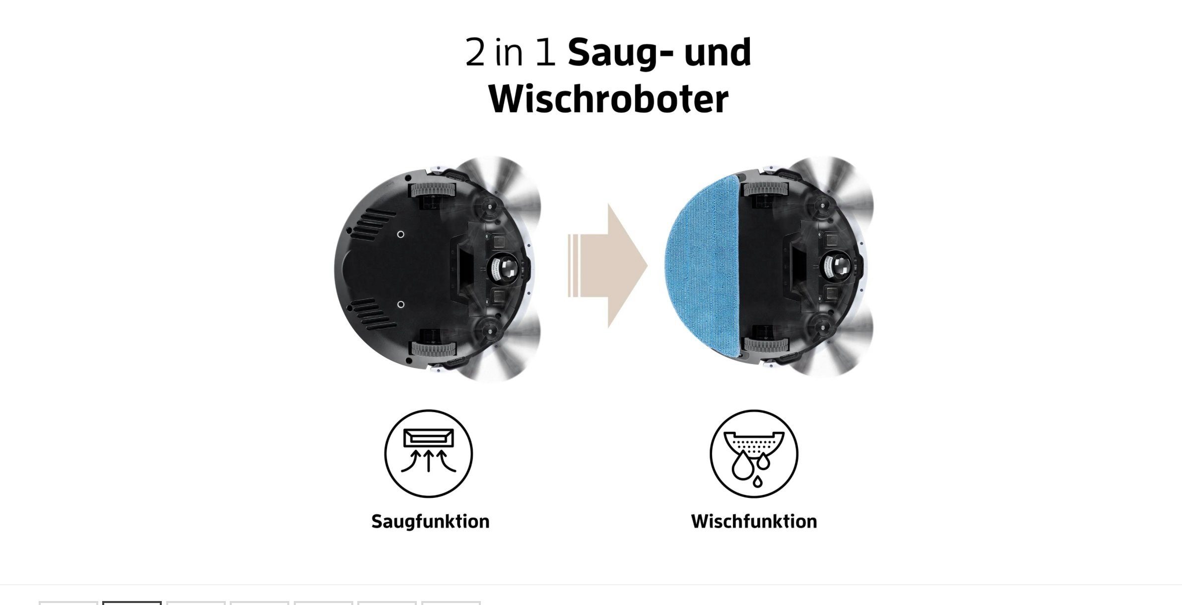ZACO Nass-Trocken-Saugroboter ZACO Nass-Trocken- Saugroboter V5sPro