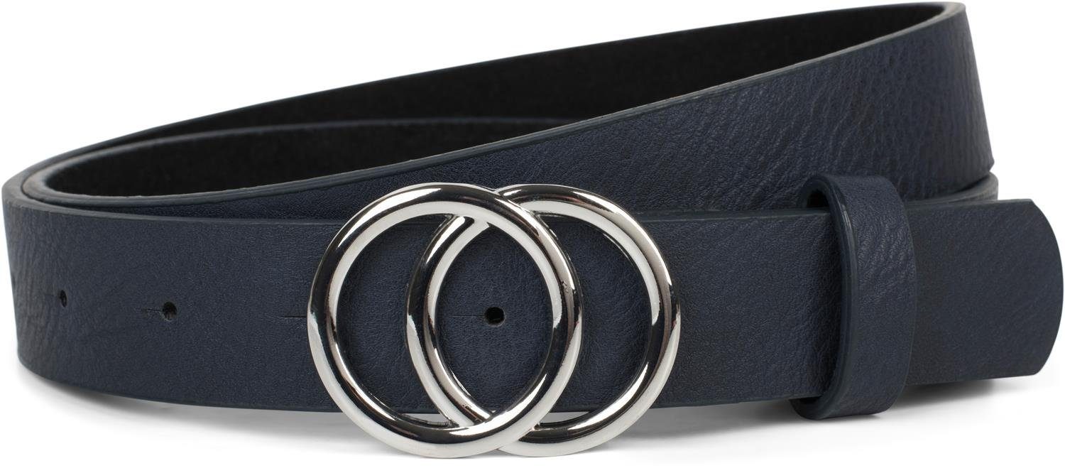 styleBREAKER Synthetikgürtel Gürtel mit Ringschnalle (1-St)