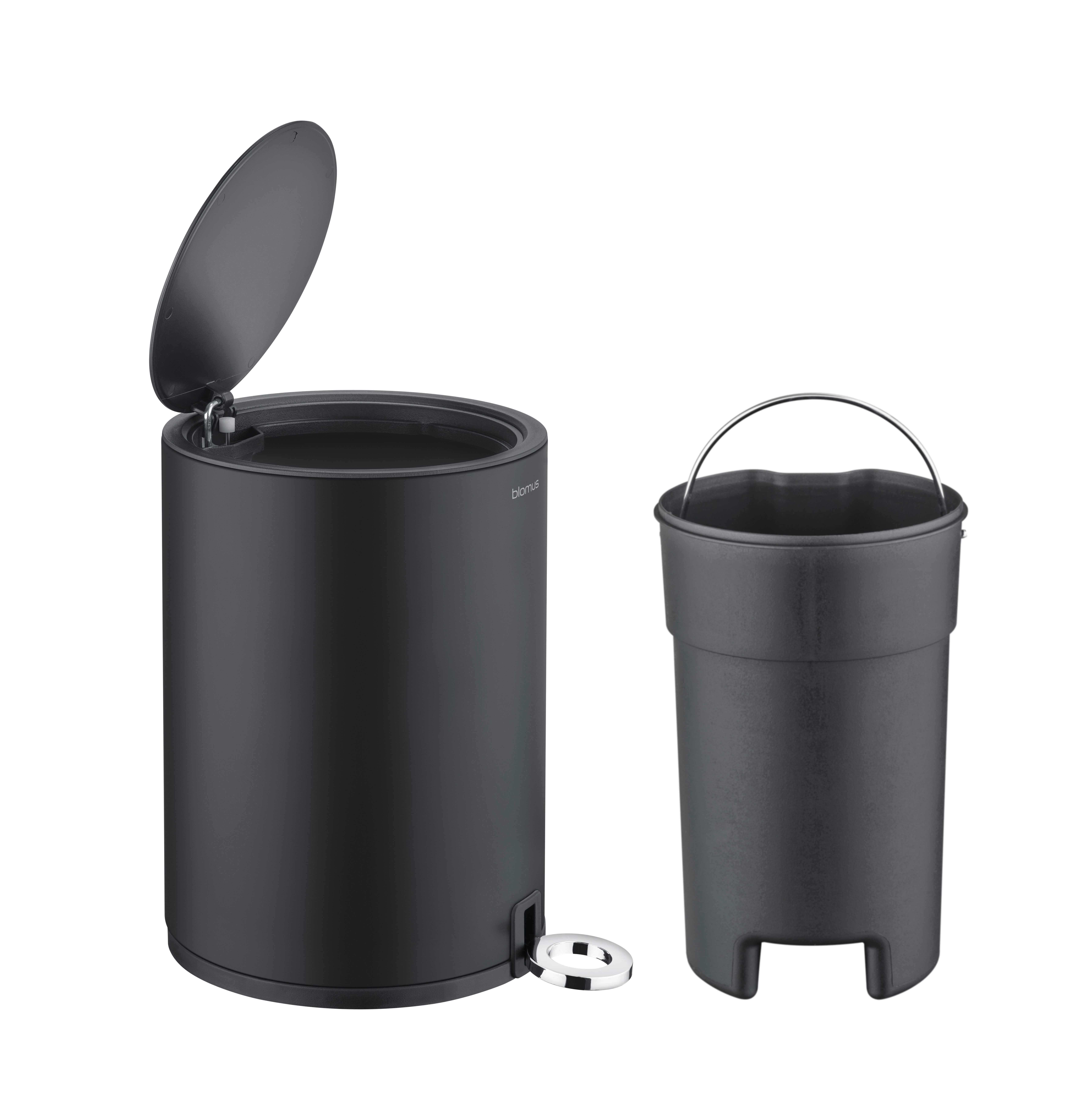 blomus Kosmetikeimer -SINO- Mülleimer 3 Liter, Absenkautomatik (Soft Close), Innenbehälter