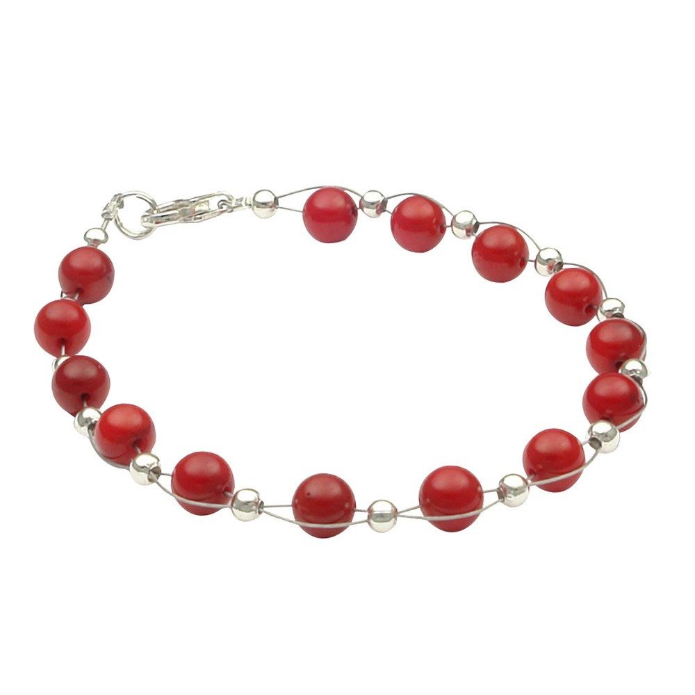 Schmuck Krone Silberarmband Armband aus Koralle günstig online kaufen