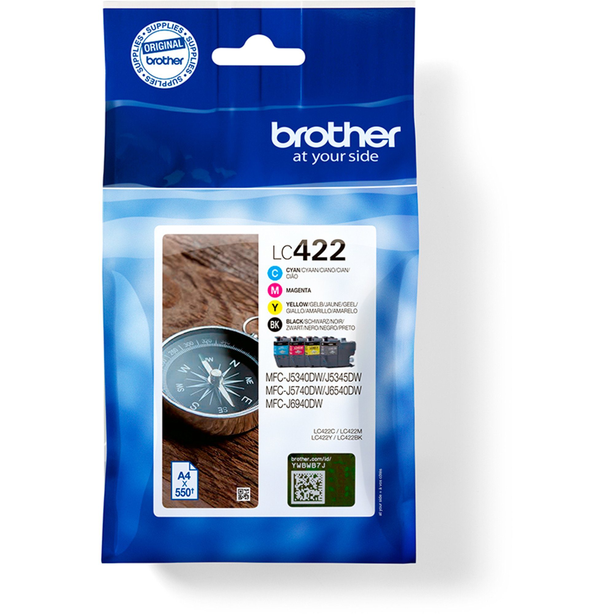 Brother Brother Tinte Valuepack LC-422VAL Tintenpatrone