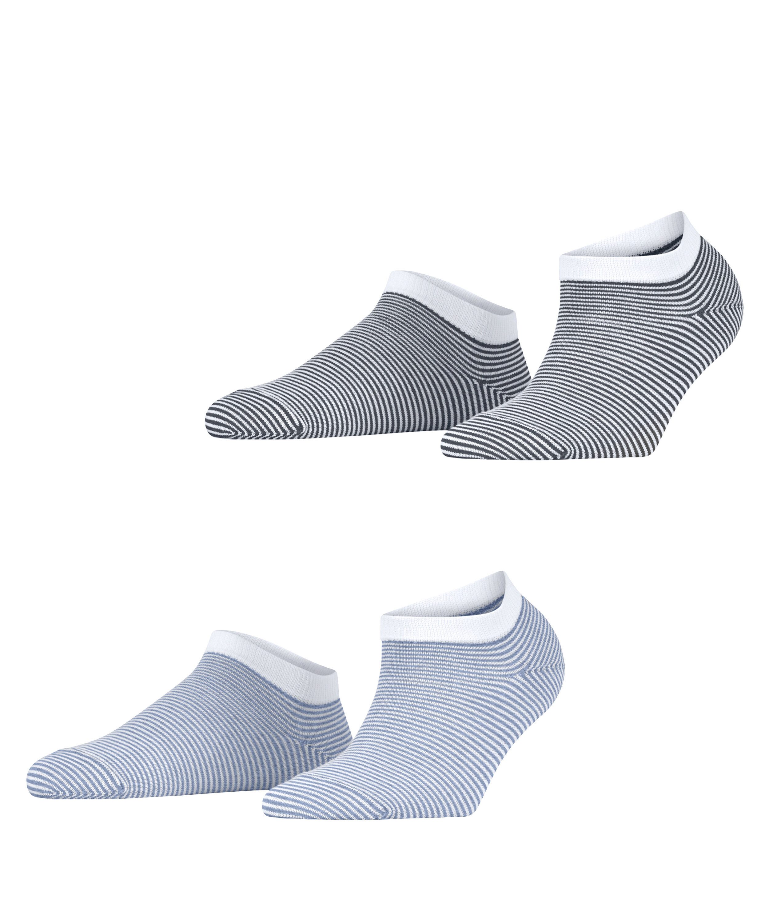 Esprit Allover Stripe (2 Paar) verstärkt, hochwertig, mit Streifen