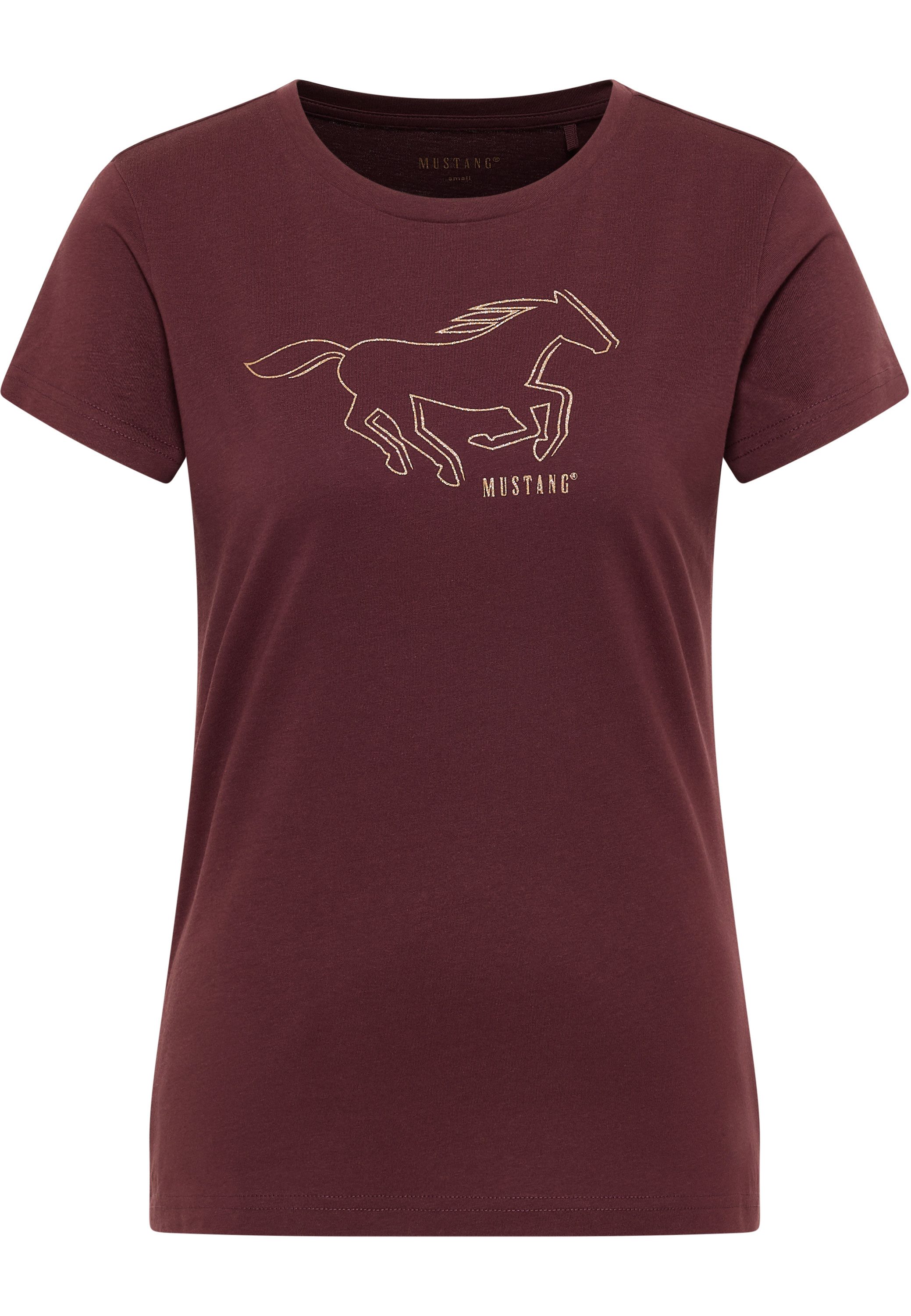 MUSTANG Kurzarmshirt Damen Style Loa günstig online kaufen