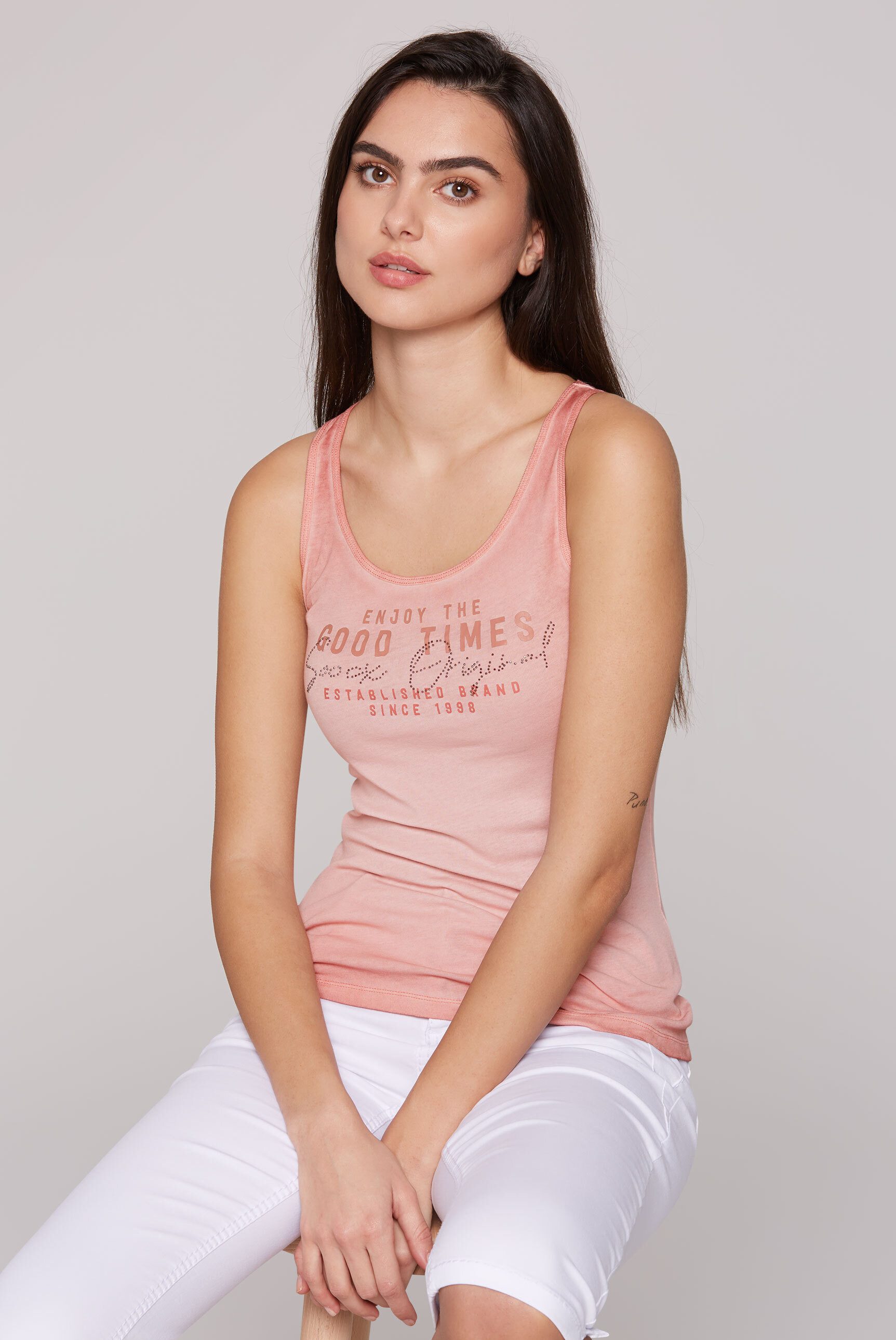 SOCCX Tanktop aus Baumwolle