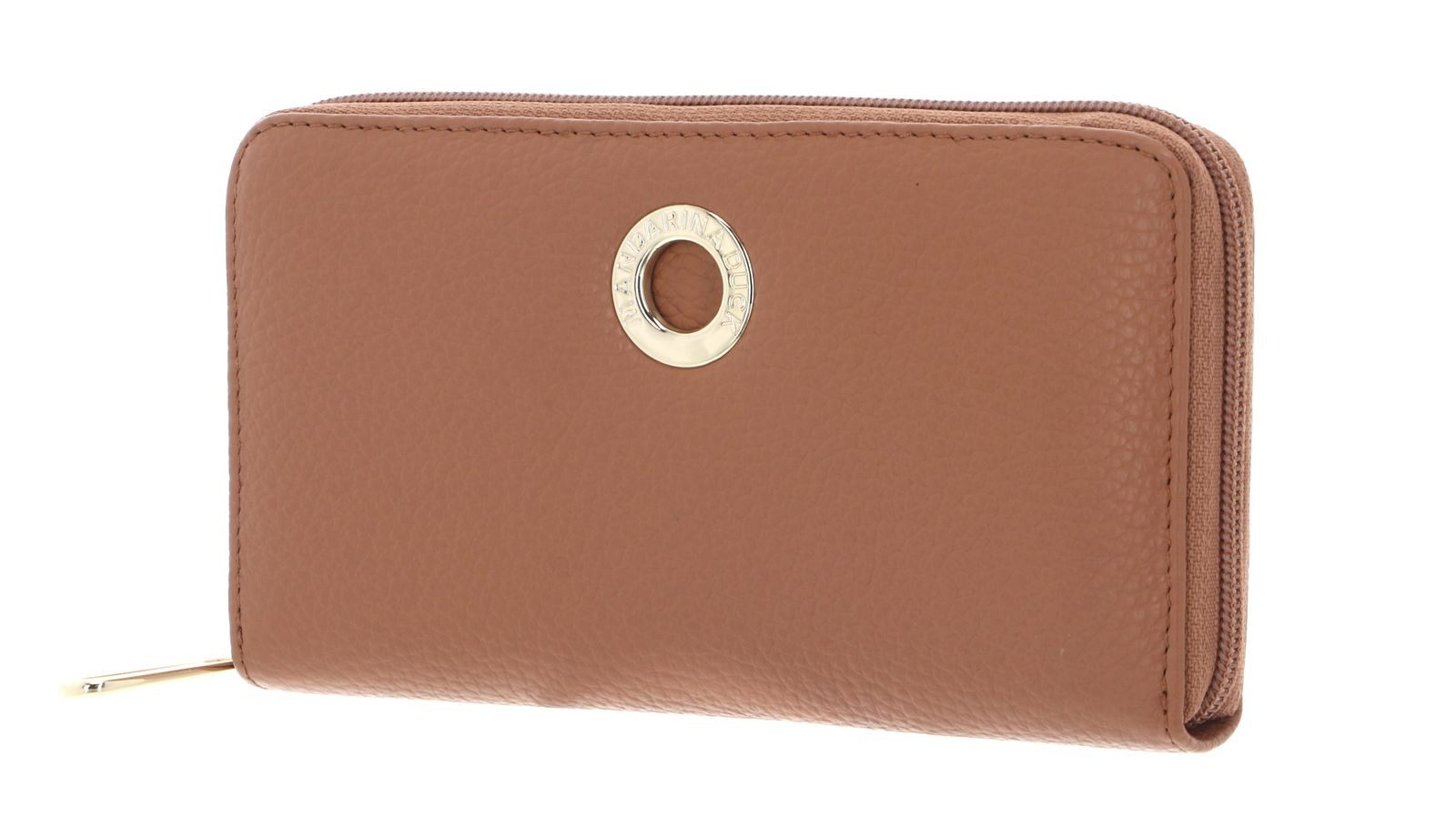 Mandarina Duck Geldbörse Zip Around Wallet, aus echtem Leder