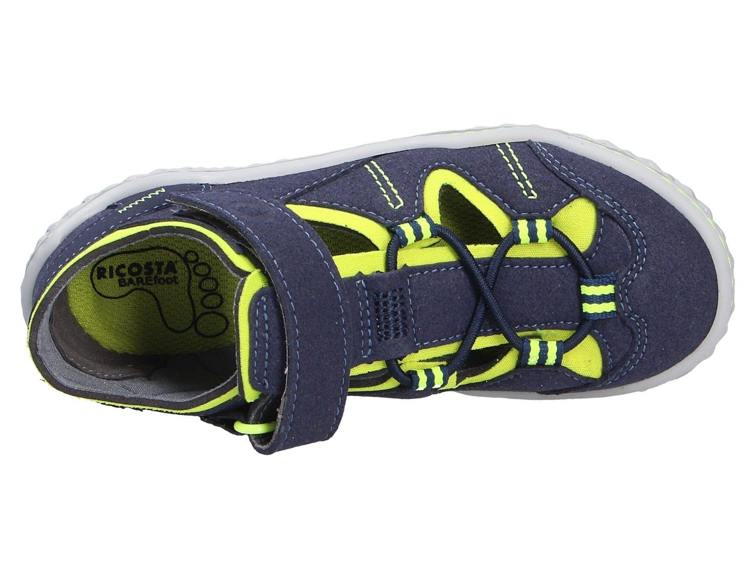 Blau Gelb Ricosta Weicher Sandale Gehcomfort