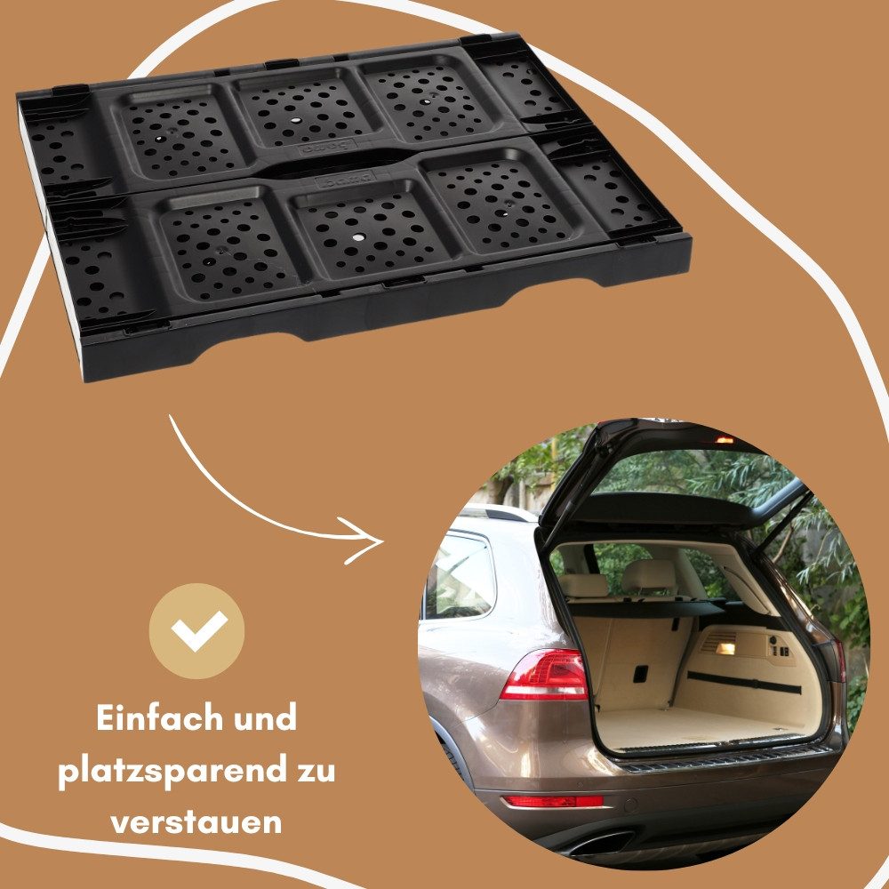 GarPet Klappbox 2er Set Klappbox Klappkiste faltbar Einkaufkiste klappbar Kofferraum – Bild 5 von 5