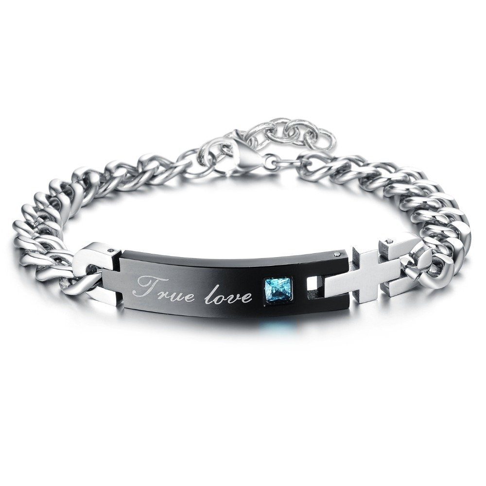 Kim Johanson Armband Set Partner Armband True Love Gold + Schwarz (Set, 2-t günstig online kaufen