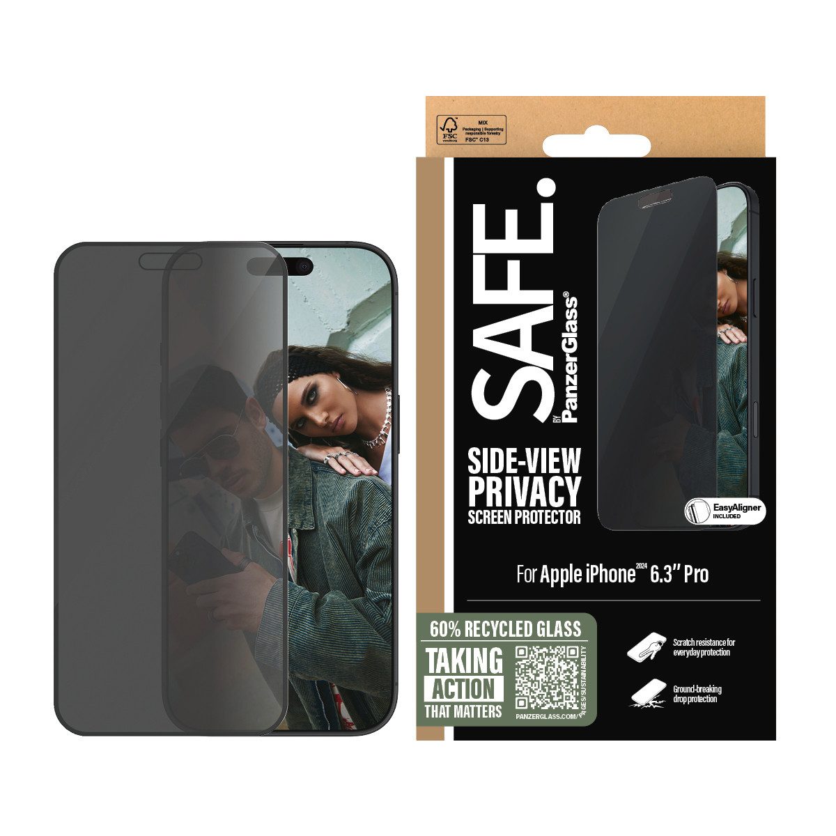 Displayschutzglas Side-View Privacy Screen Protection