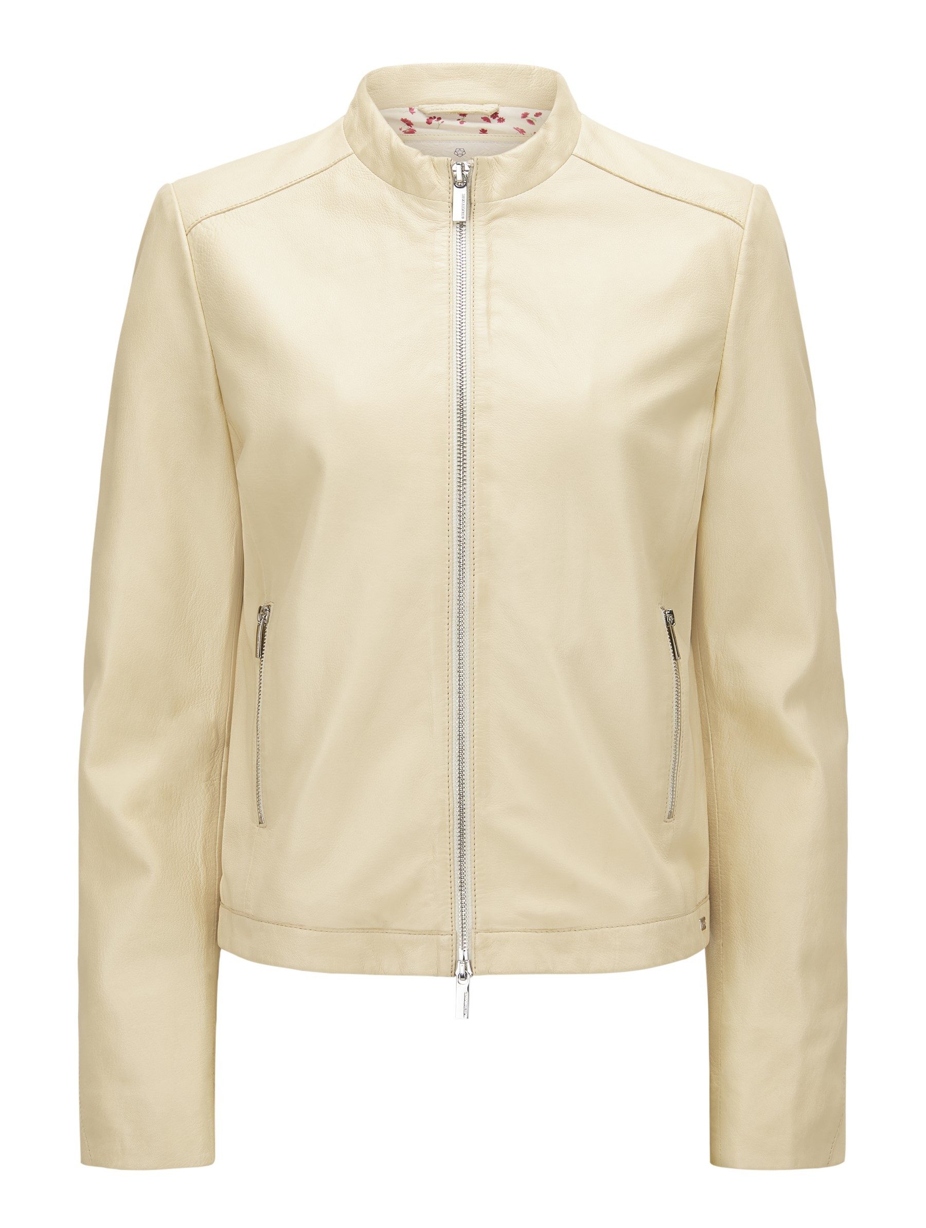 Milestone Lederjacke MSBritney aus feinem Lammleder modern, feminin und sommerlich