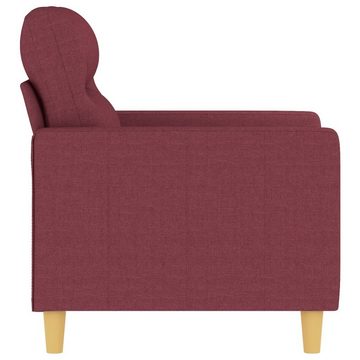 vidaXL Sofa Sofasessel Weinrot 60 cm Stoff