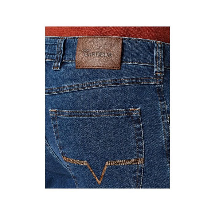 Atelier GARDEUR Straight-Jeans dunkel-blau regular (1-tlg)